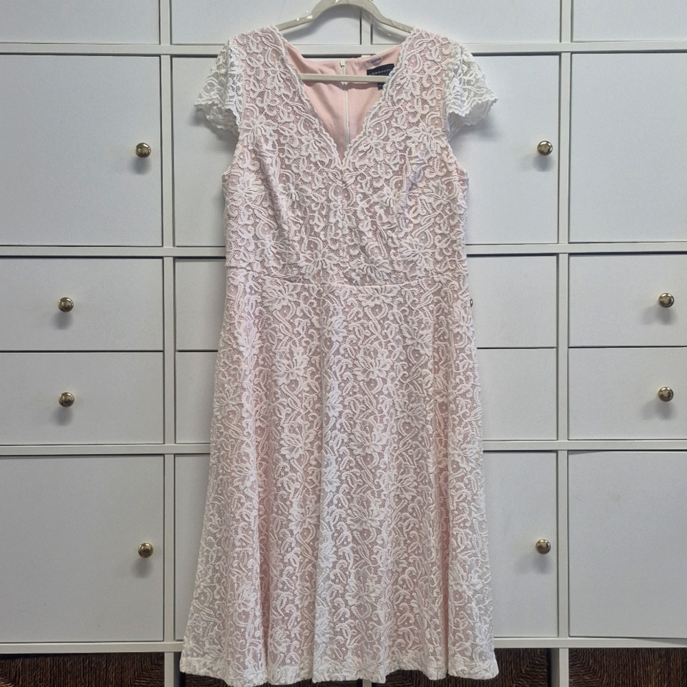 Lace Dress Blush Pink